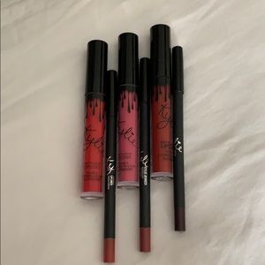 Kylie Matte Liquid Lipstick & Liners-Authentic